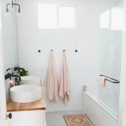 styled bathroom