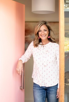 Kim at Door